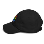 Load image into Gallery viewer, Pride Rainbow Hat | Embroidered 100% Cotton Twill | Adjustable Straps
