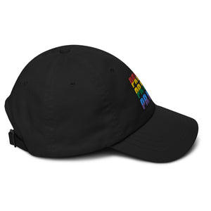 Pride Rainbow Hat | Embroidered 100% Cotton Twill | Adjustable Straps