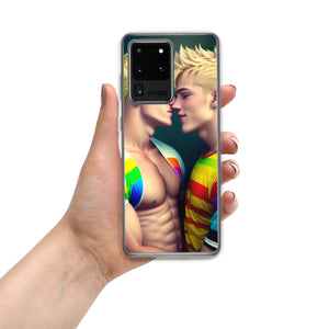 Gaypride Gay Homosexual Clear Case for Samsung® Easy to take on and off