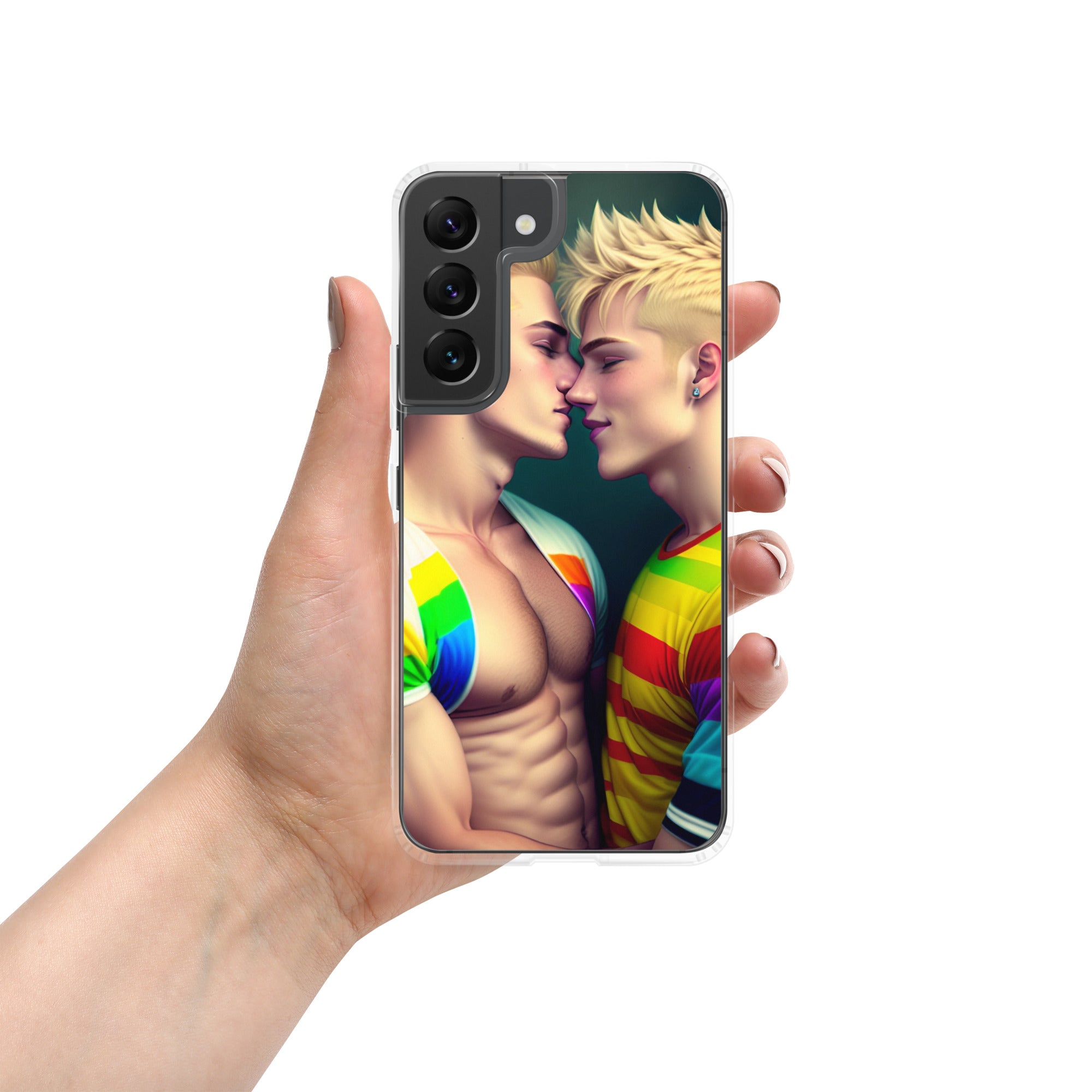 Gaypride Gay Homosexual Clear Case for Samsung® Easy to take on and off