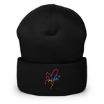 Load image into Gallery viewer, Pride Embroidered Cuffed Beanie 12″ Length
