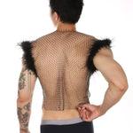 Load image into Gallery viewer, &quot;Sissy Madeline&quot; Feather Sleeveless Vest
