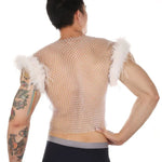 Load image into Gallery viewer, &quot;Sissy Madeline&quot; Feather Sleeveless Vest
