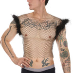 Load image into Gallery viewer, &quot;Sissy Madeline&quot; Feather Sleeveless Vest
