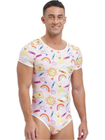 Load image into Gallery viewer, &quot;Sissy Baby&quot; ABDL Gay Male Print Bodysuit
