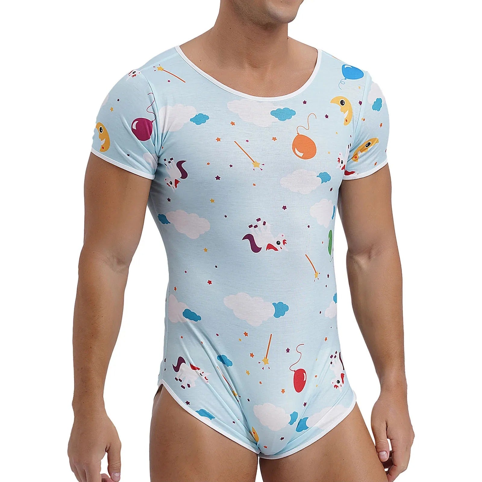 "Sissy Baby" ABDL Gay Male Print Bodysuit