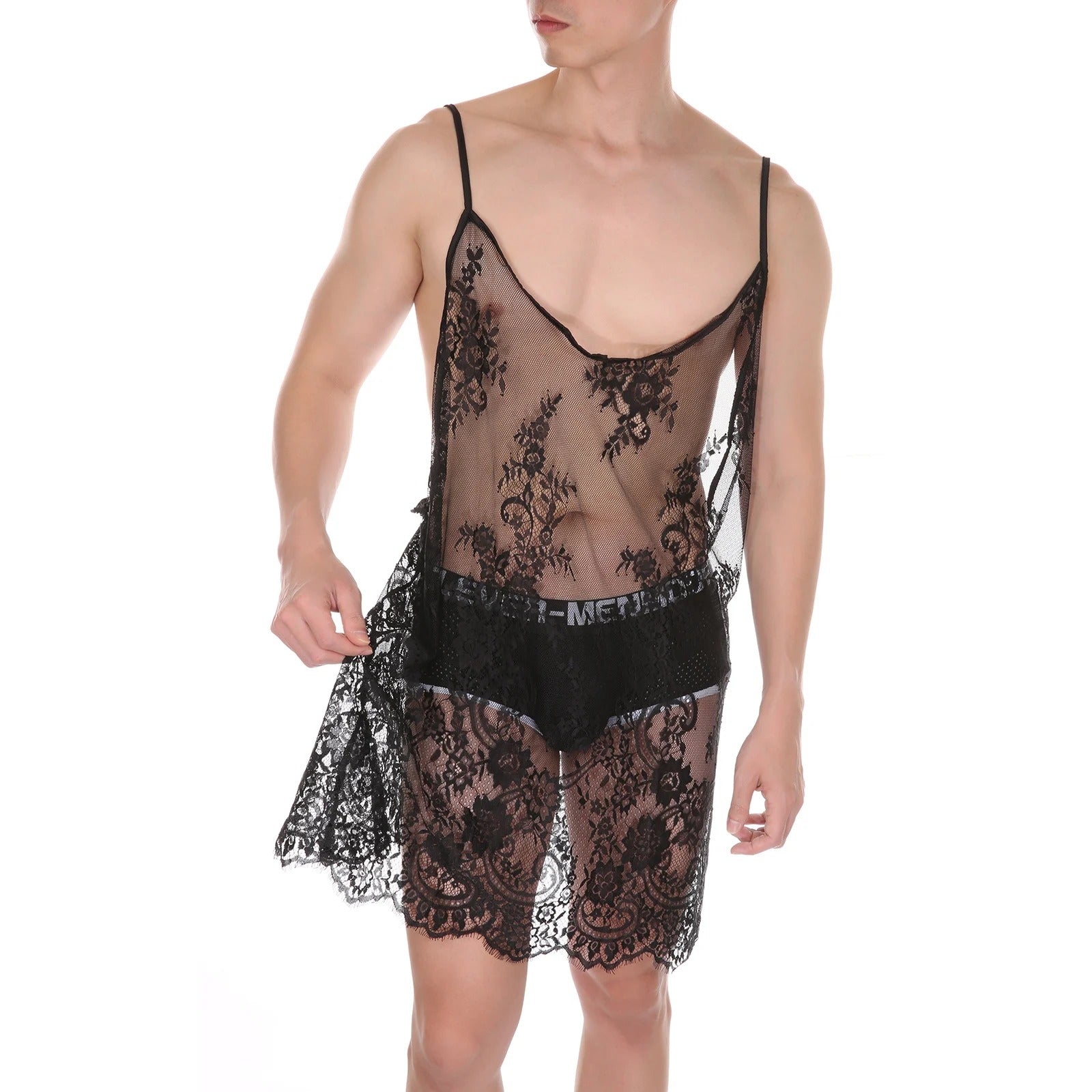 "Sissy Harley" Lace Sleep Slip Crossdressing  Dress