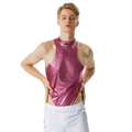 Crossdressing Sleeveless Turtleneck Romper