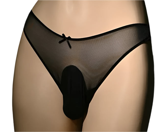 "Sissy Kenzie" G-string Panties with Bow for Men