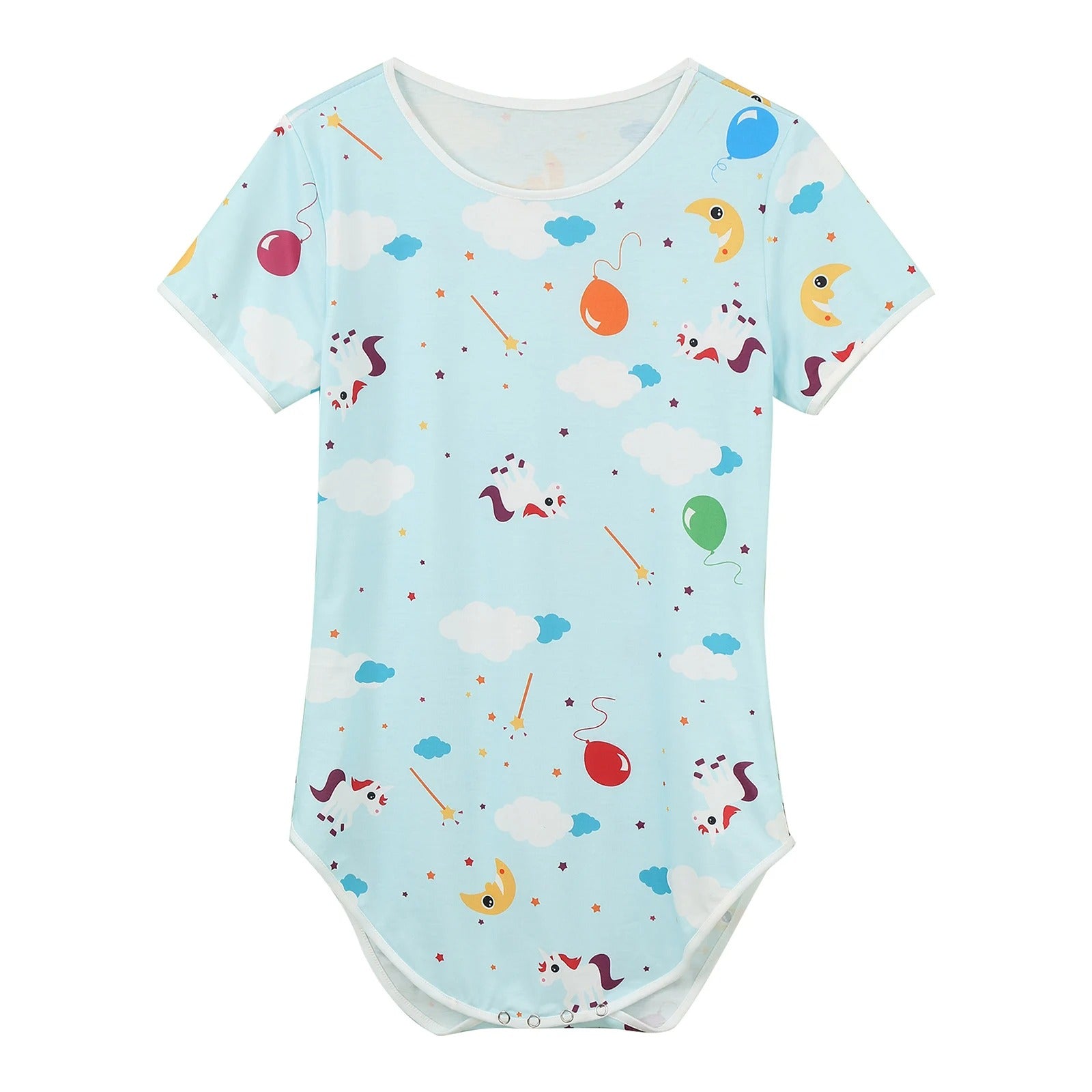 "Sissy Baby" ABDL Gay Male Print Bodysuit