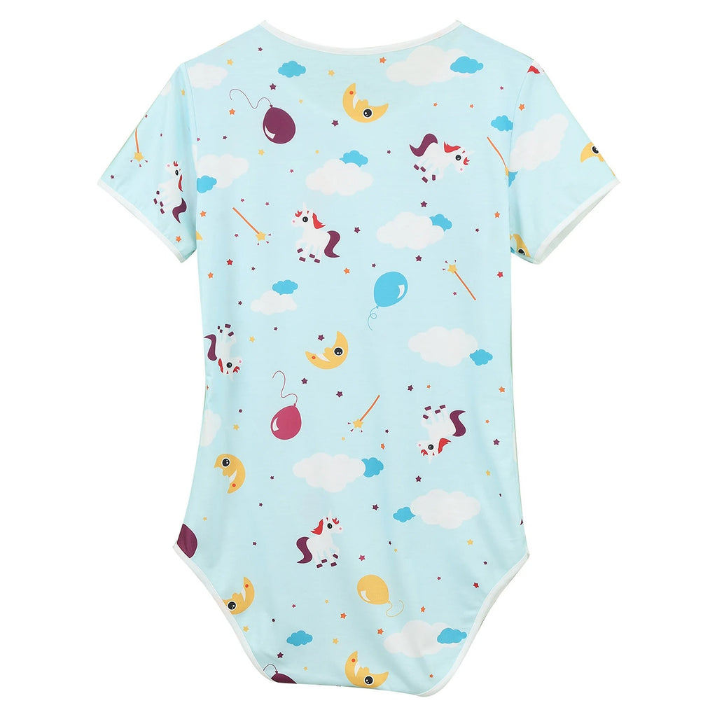 "Sissy Baby" ABDL Gay Male Print Bodysuit