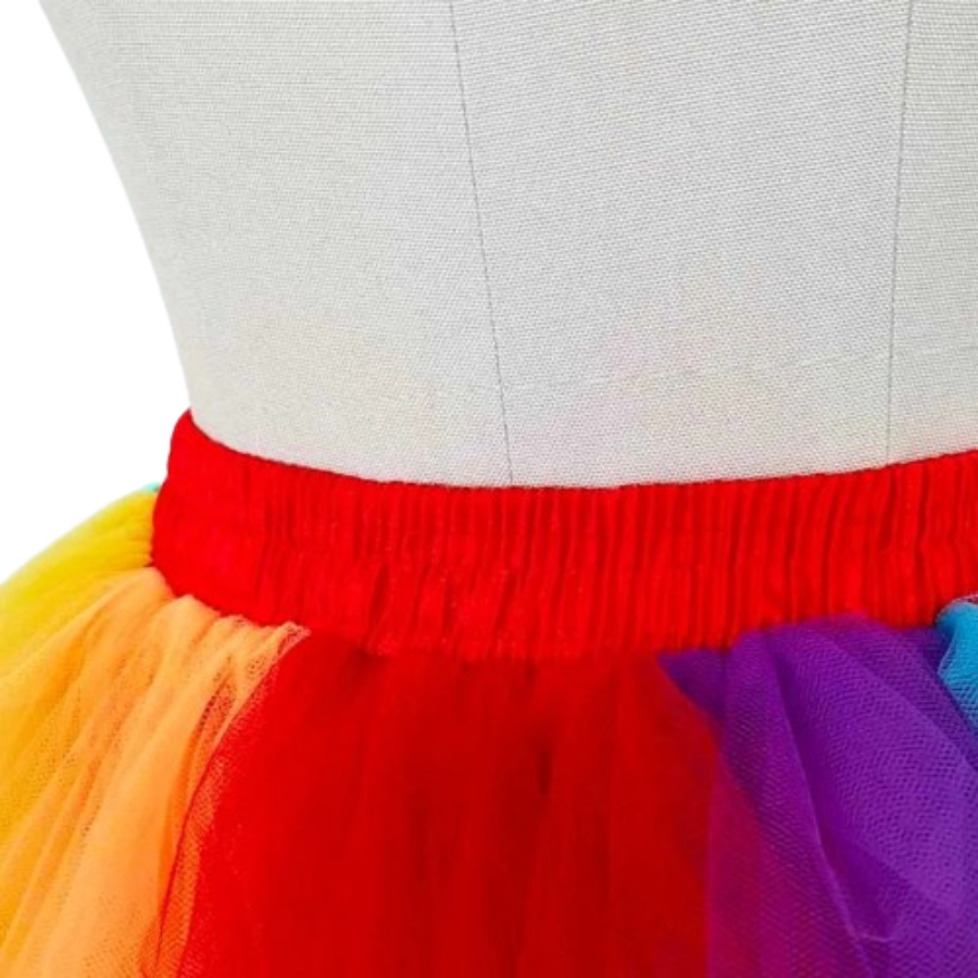 "Sissy Maya" Rainbow Cosplay Petticoat