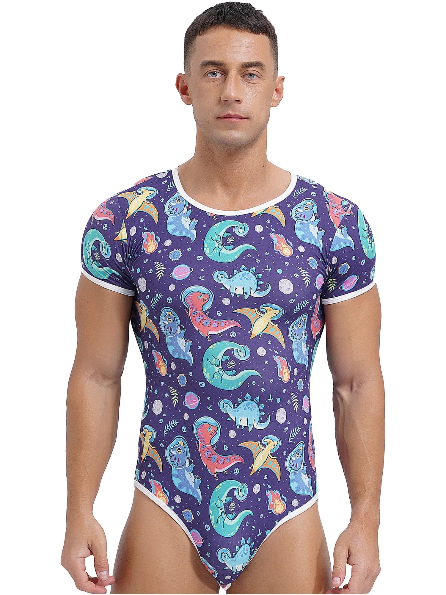 "Sissy Baby" ABDL Gay Male Print Bodysuit