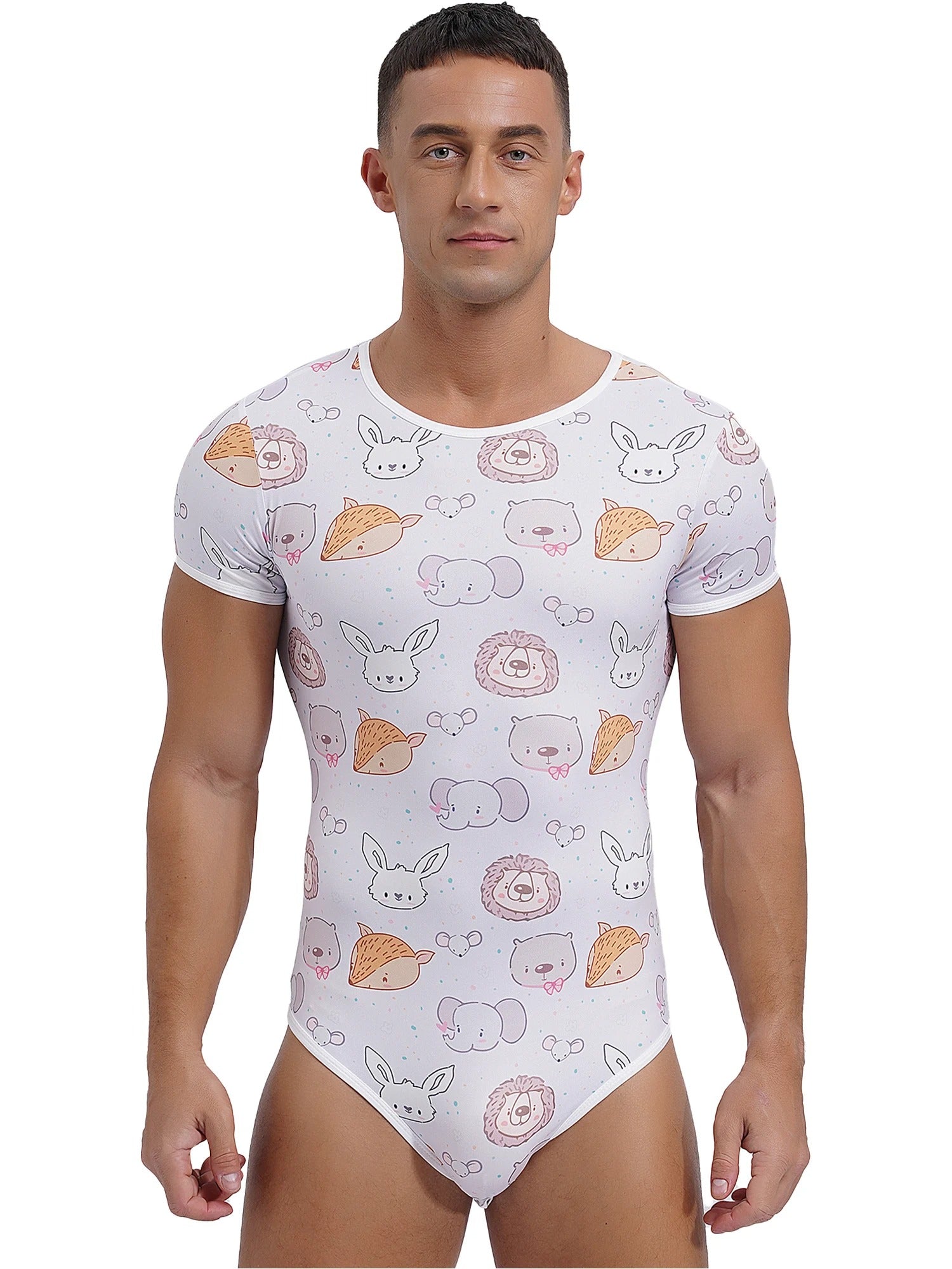 "Sissy Baby" ABDL Gay Male Print Bodysuit