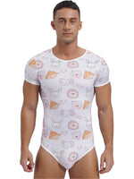 Load image into Gallery viewer, &quot;Sissy Baby&quot; ABDL Gay Male Print Bodysuit
