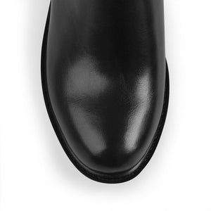 Round Toe Platform Chelsea Boots