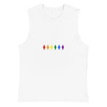 Load image into Gallery viewer, Rainbow Muscle Shirt | Perfect Gift | LGBT | Pride Shirt | Gay Shirt
