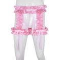 "Sissy Mary"  Frilly Satin Brief