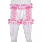 Load image into Gallery viewer, &quot;Sissy Mary&quot;  Frilly Satin Brief
