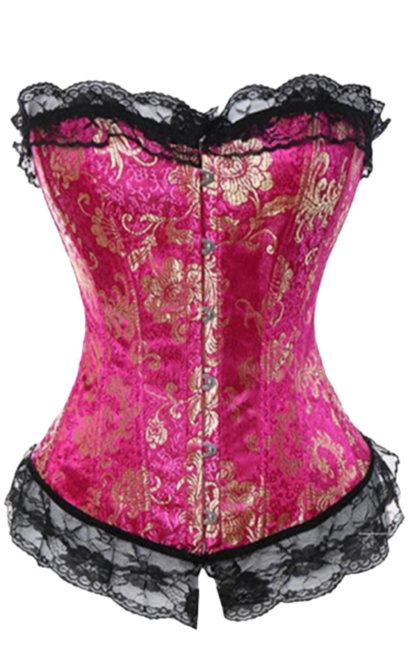 "Sissy Logan" Floral Lace Corset