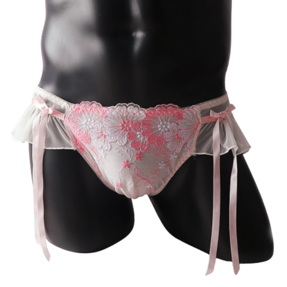 "Sissy Remington" Bowknot Decor Panties