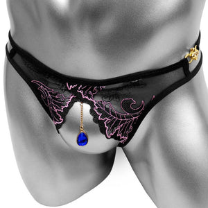 "Sissy Blake" Floral Thong