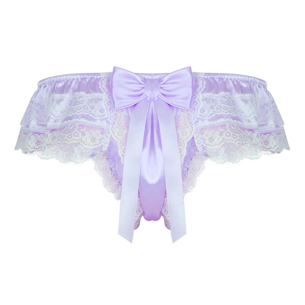"Sissy Rayne" Bowknot Satin Panties