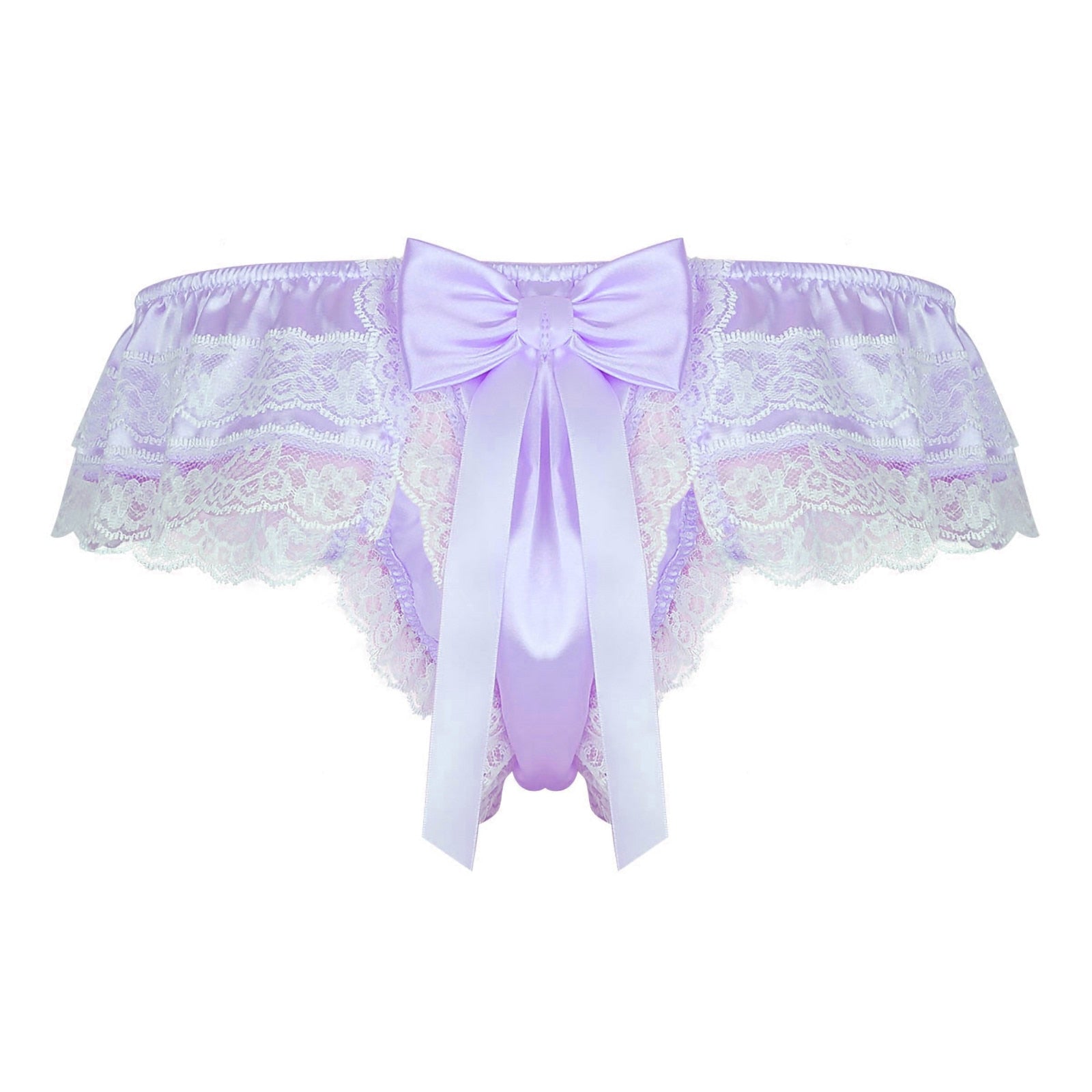 "Sissy Rayne" Bowknot Satin Panties