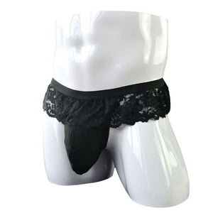 "Sissy Molly" Frilly Lace Thong