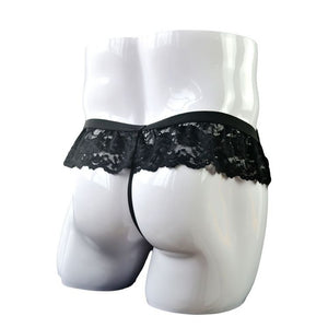 "Sissy Molly" Frilly Lace Thong