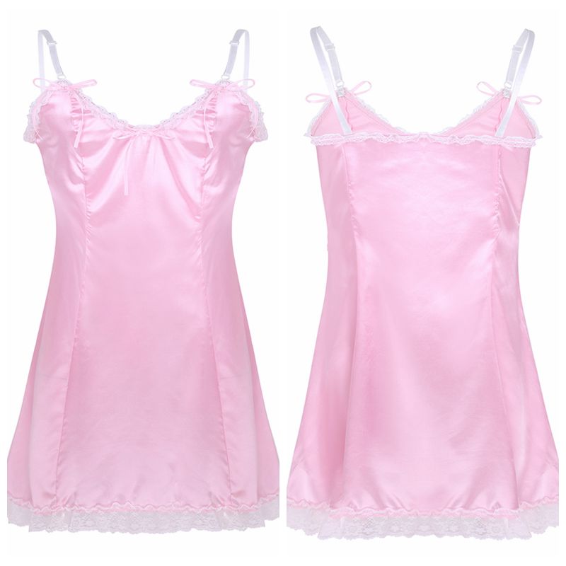 "Sissy Jessamyn" Satin Sleep Dress