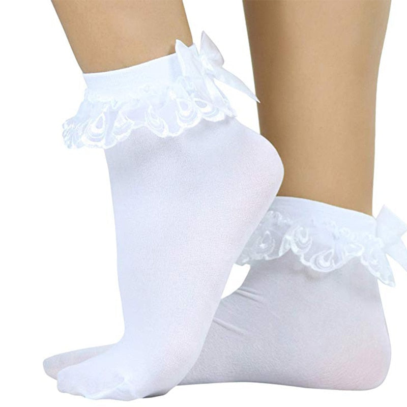 "Sissy Zinnia" Ankle Socks