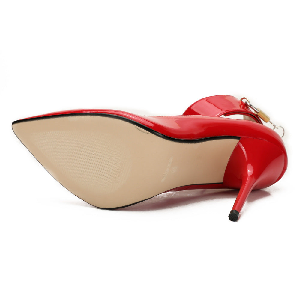 "Sissy Myla" Padlock Heels