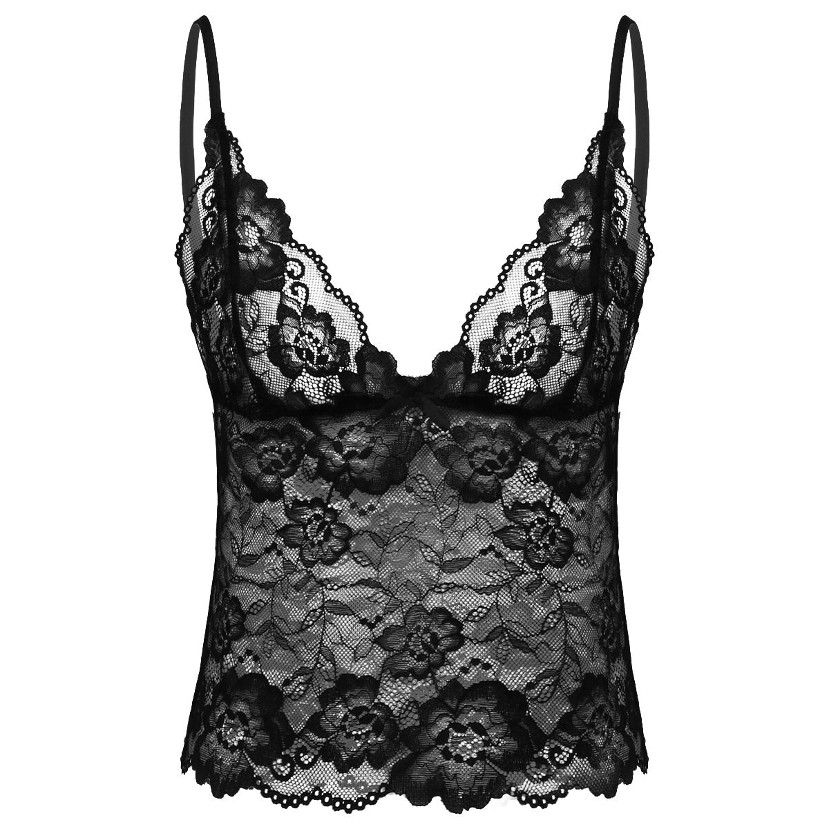"Sissy Amina" Lace Tank Top