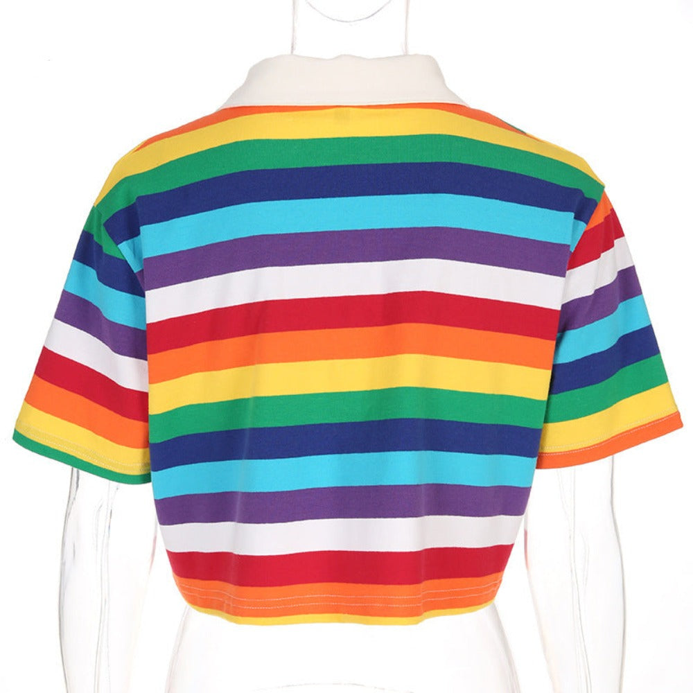 "Sissy Amari" Rainbow Crop Tops