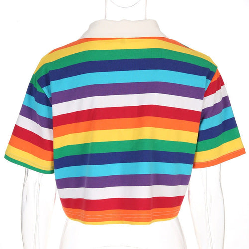 "Sissy Amari" Rainbow Crop Tops