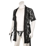 Load image into Gallery viewer, Lace Bathrobe Set
