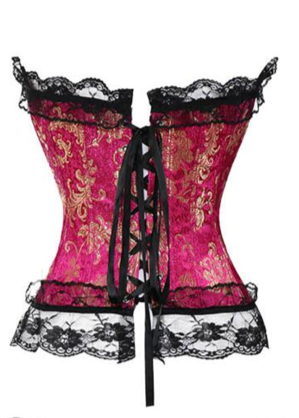 "Sissy Logan" Floral Lace Corset