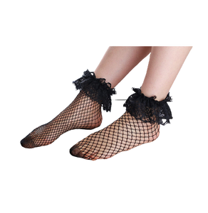 "Sissy Tayla" Lace Fishnet Socks