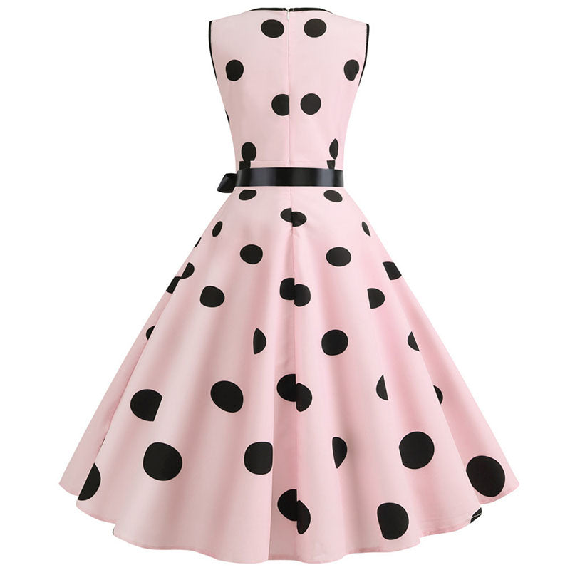 Sissy Talia Polka Dot Pin-Up Dress | Vintage Rockabilly Swing Dress