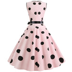 Load image into Gallery viewer, &quot;Sissy Talia&quot; Polka Dot Vintage Crossdressing Clothing  Pin Up Dress
