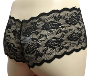 'Sissy Sage" Floral Lace Briefs