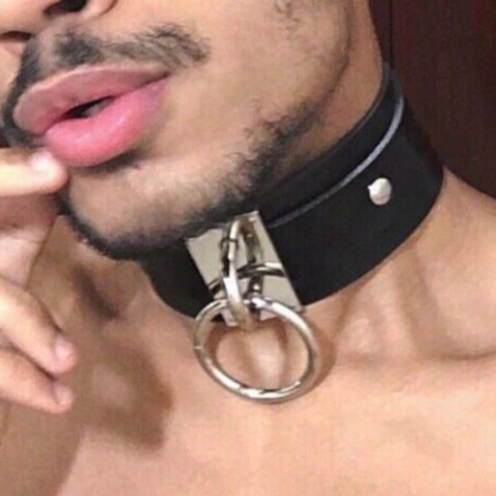 "Sissy Cicely" Leather Choker