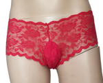 Load image into Gallery viewer, &#39;Sissy Sage&quot; Floral Lace Briefs
