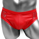 Load image into Gallery viewer, &quot;Sissy Holland&quot; Faux Leather Panties Male Lingerie
