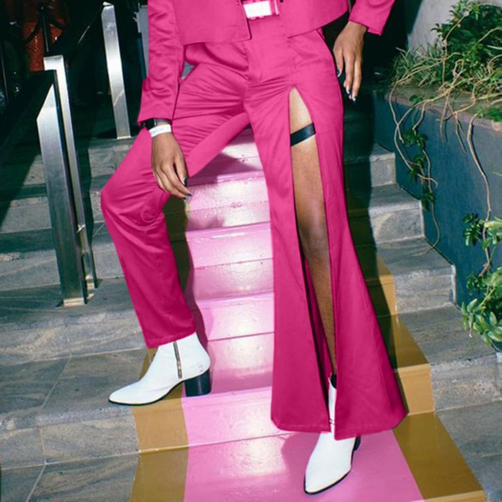 "Sissy Edie" Split Casual Trousers