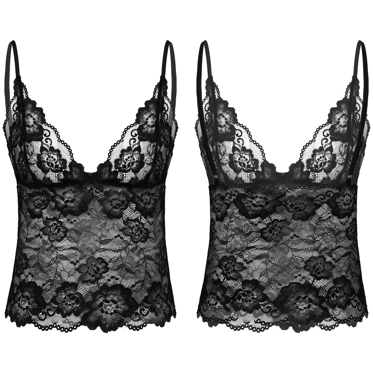 "Sissy Amina" Lace Tank Top