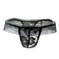 "Sissy Elianna" Sheer Lace T-Back Thong — See-Through Erotic G-String Panties