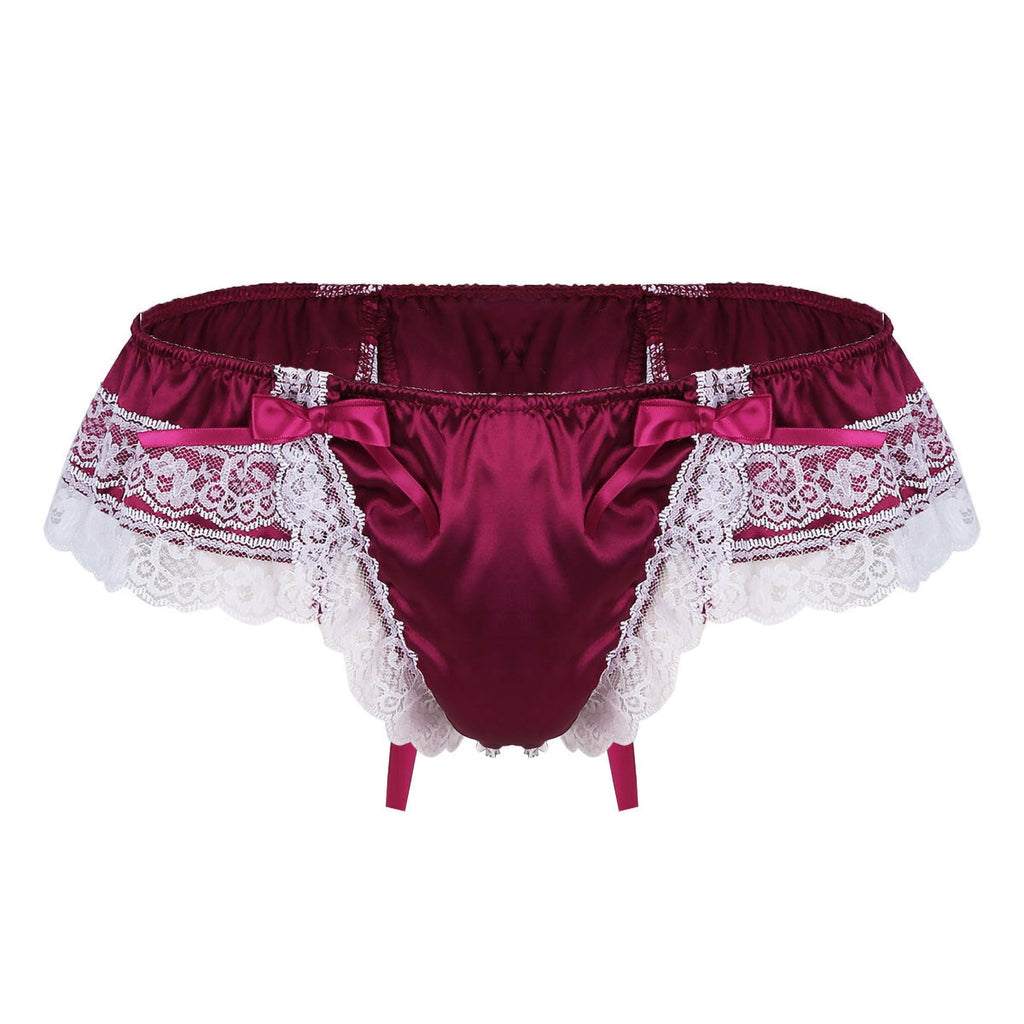 "Sissy Rayne" Bowknot Satin Panties