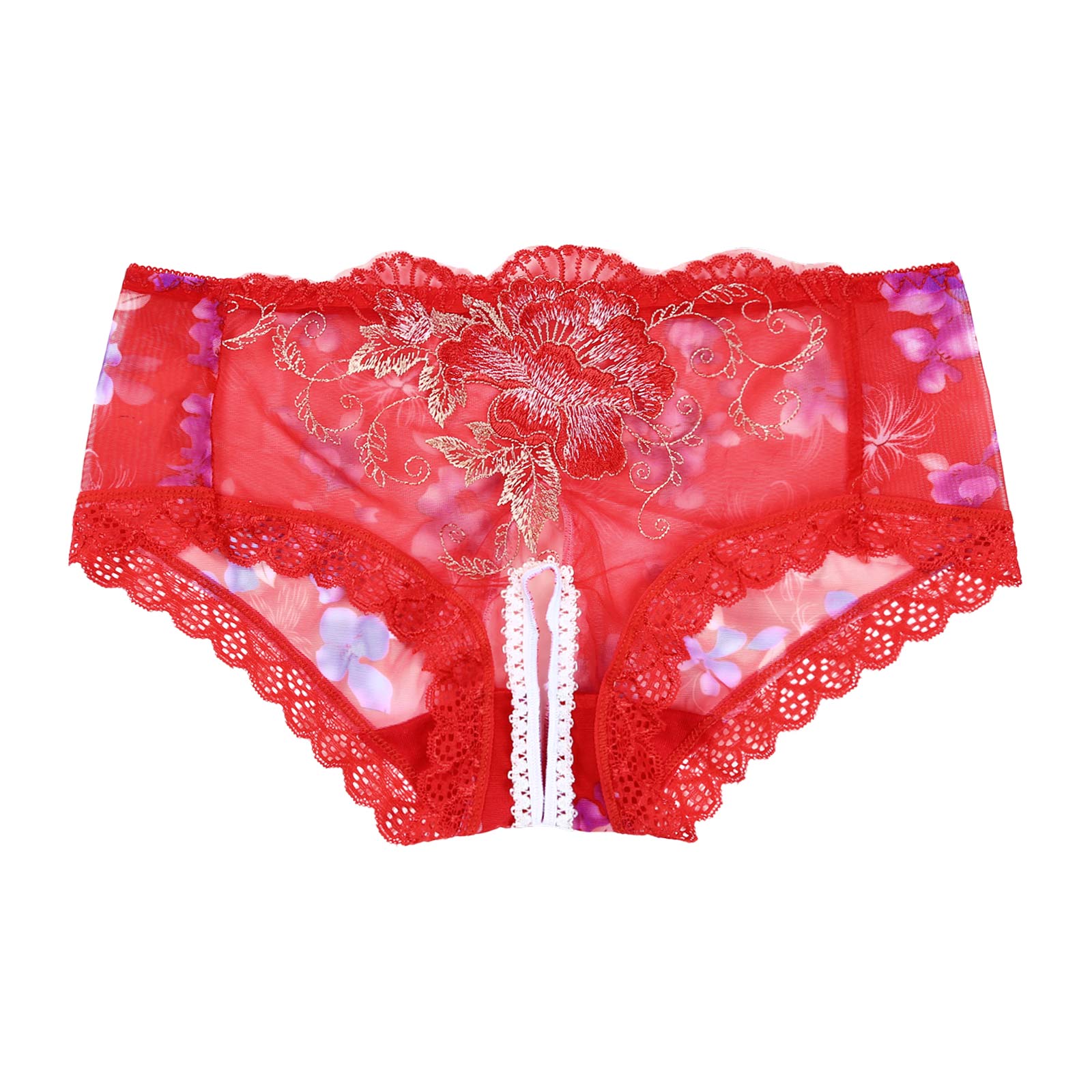 "Sissy Briella"Embroidery Briefs Lingerie for Men